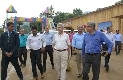 Dr. S Jaishankar, Hon’ble External Affairs Minister at Tent City Narmada